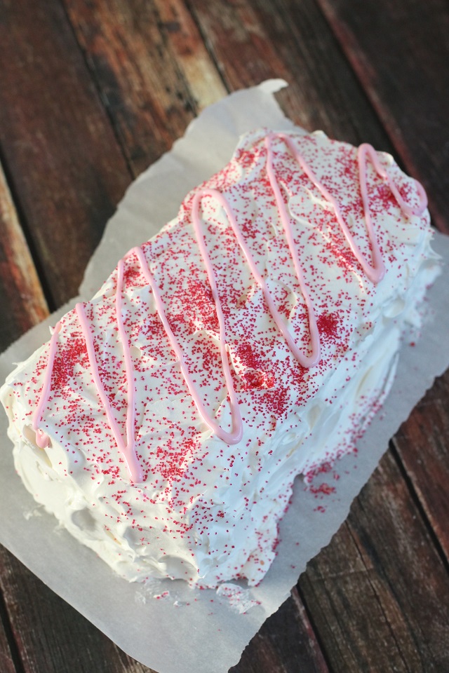 Strawberry Shortcake Ice Cream Bar Cake