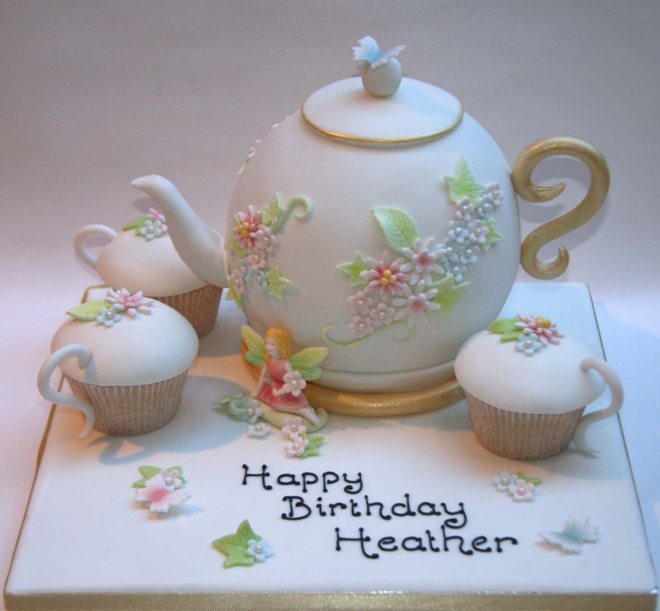 7 Photos of Tea Pot Shaped Birthday Cakes