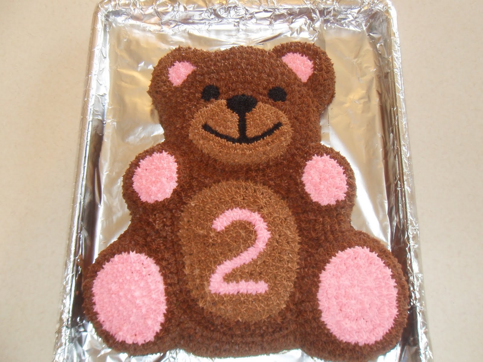 Teddy Bear Birthday Cake