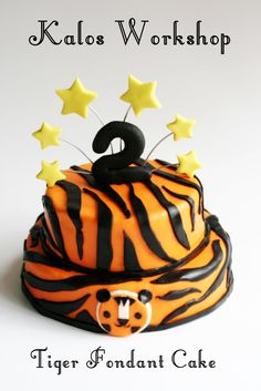 Tiger Birthday Cake