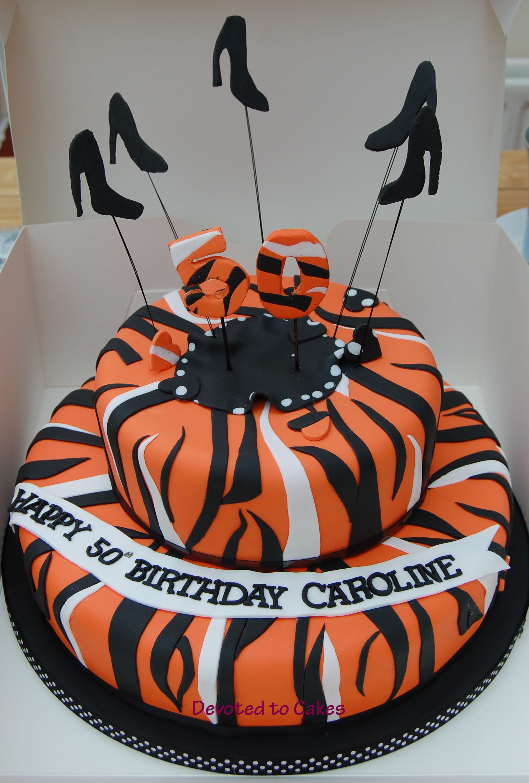 Tiger Print Cake