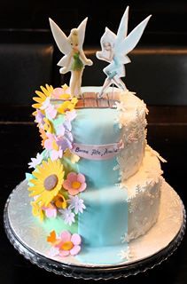 Tinkerbell and Periwinkle Cake