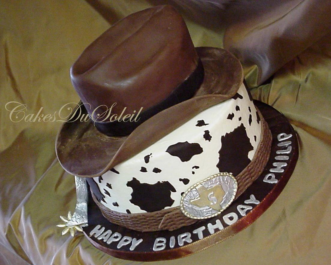 Western Cowboy Cake Decorations