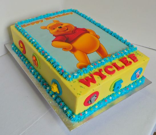 Winnie the Pooh Sheet Cake