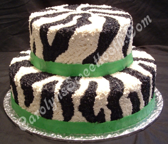 11 Photos of Buttercream Cakes Zebra Print