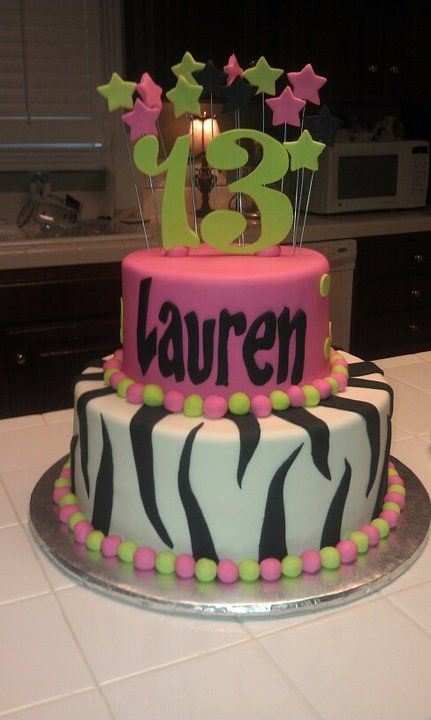 13th Birthday Cake