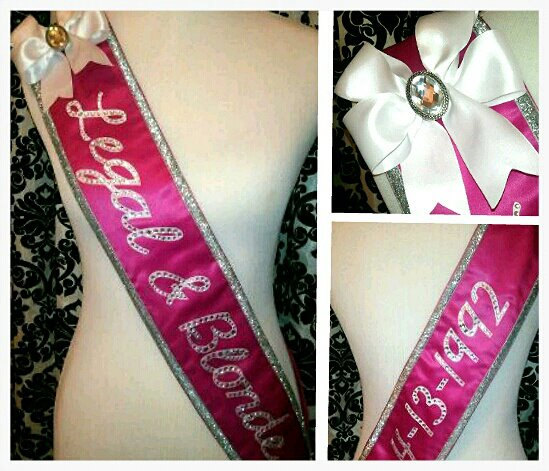 21st Birthday Sash