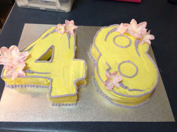 48th Birthday Cake