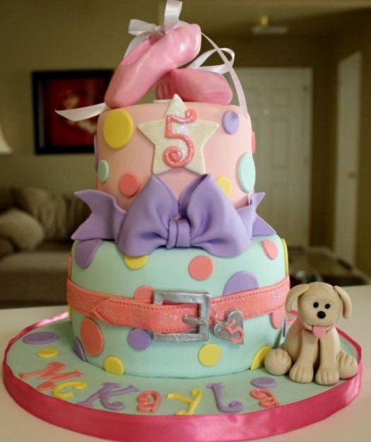 10 Photos of 5 Year Old Birthday Cakes For Girls