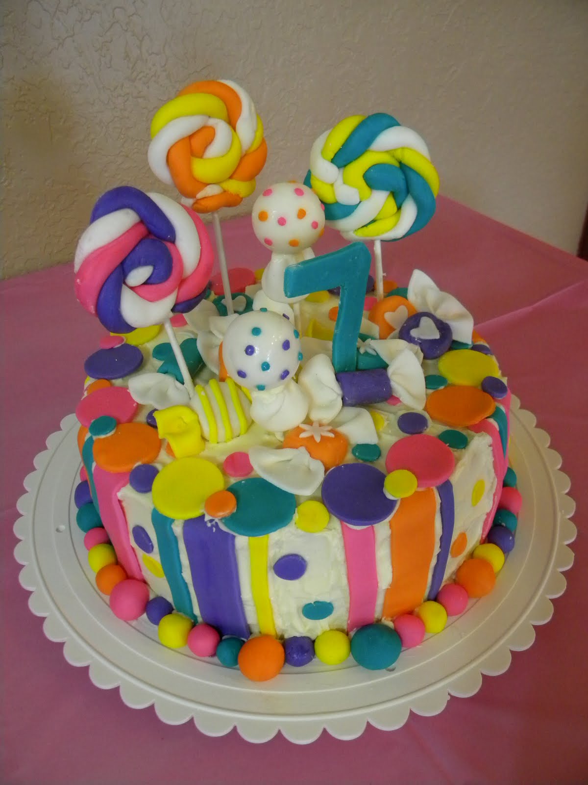 5 Year Old Girl Birthday Cake