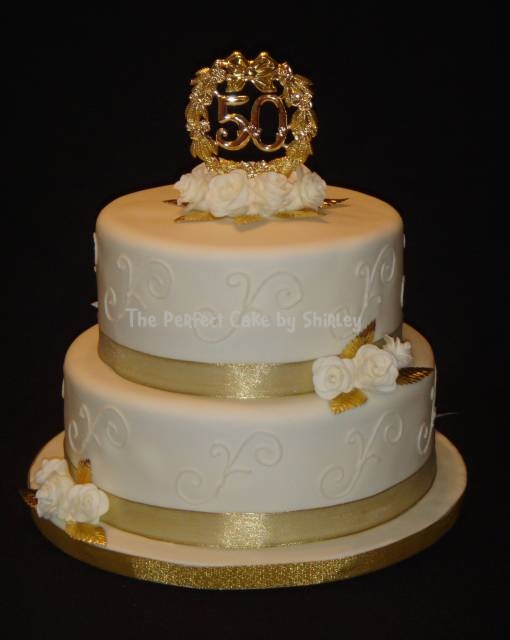 50th Anniversary Sheet Cake