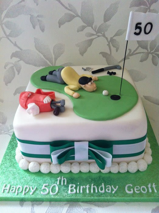 50th Birthday Cake for Golfer