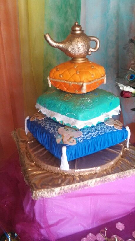 Arabian Nights Pillow Cake