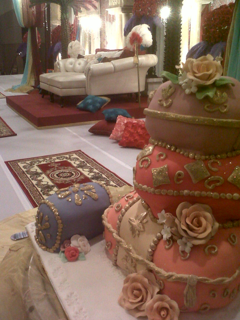 Arabian Themed Wedding Cake