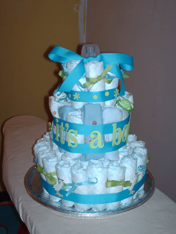 Baby Boy Shower Cake