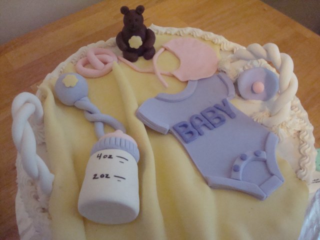 Baby Shower Basket Cake