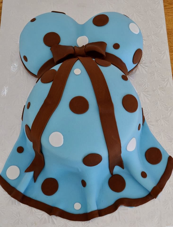 Baby Shower Cake Pregnant Belly