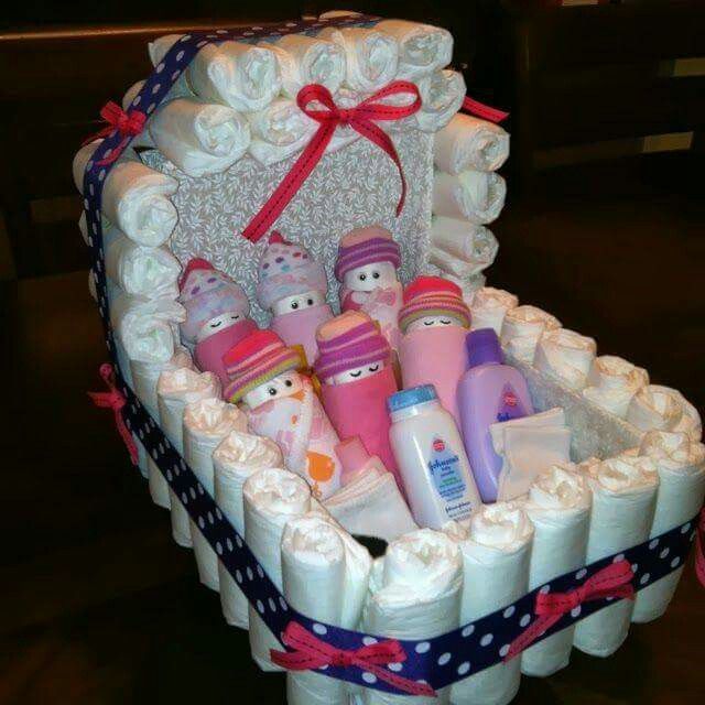 Baby Shower Diaper Carriage