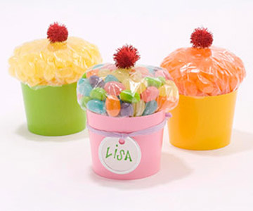 Birthday Cupcake and Candy Party Favors