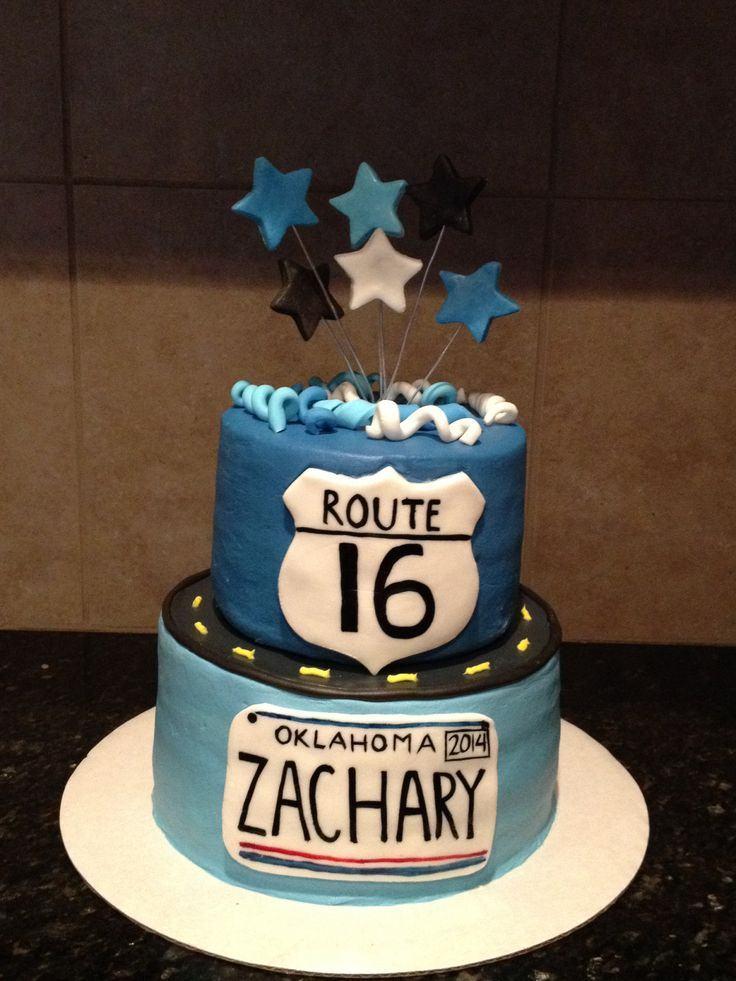 Boy 16th Birthday Cake