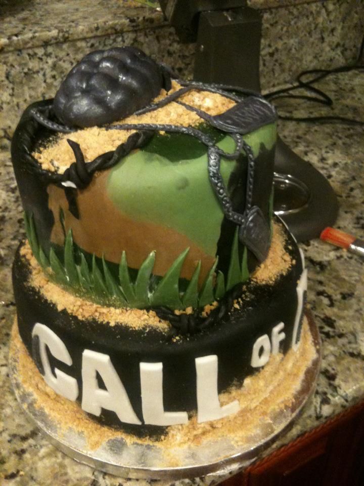 9 Coolest Call Of Duty Ghosts Cakes Photo Call Of Duty Cake