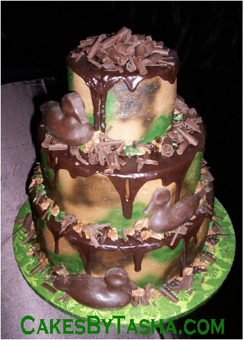 Camo Wedding Cake Ideas