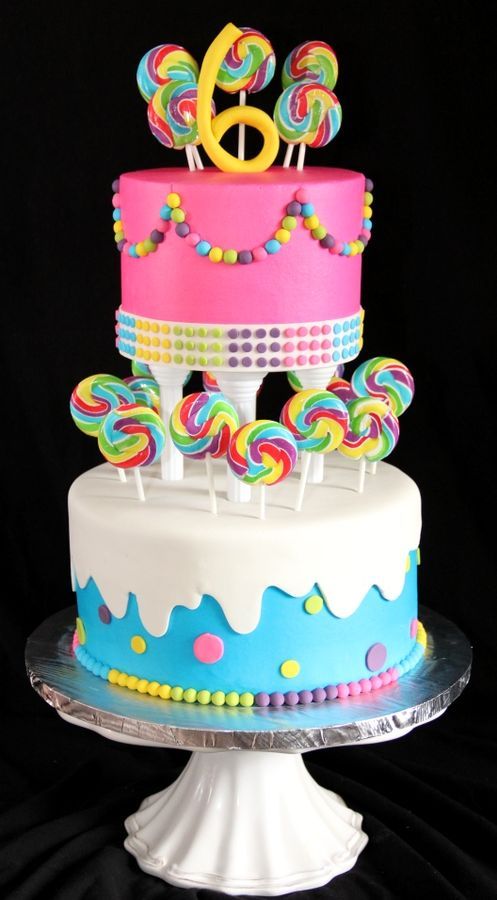 Candy Themed Birthday Cake