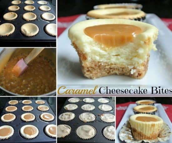 Caramel Cheesecake Bites