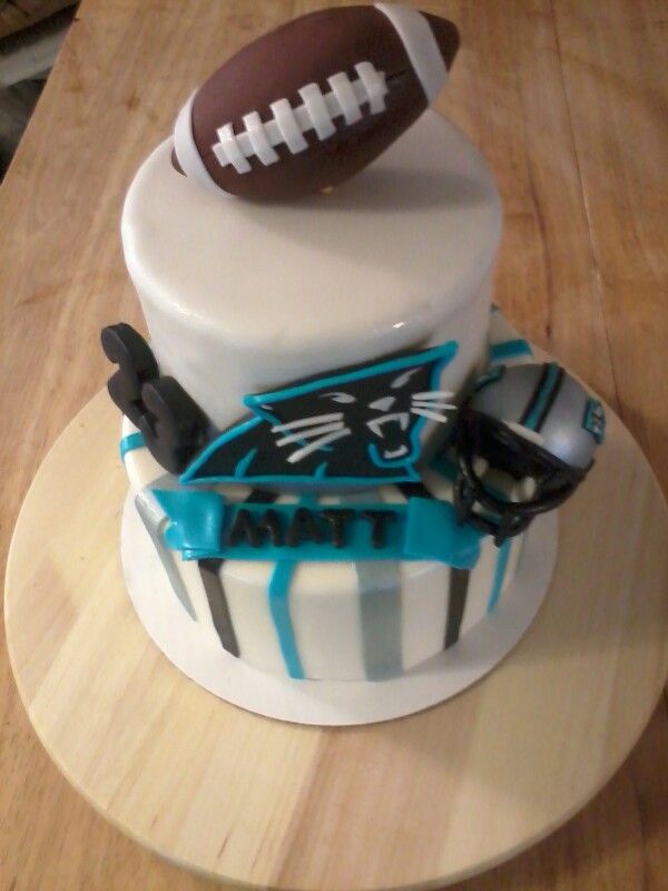 Carolina Panthers Birthday Cake