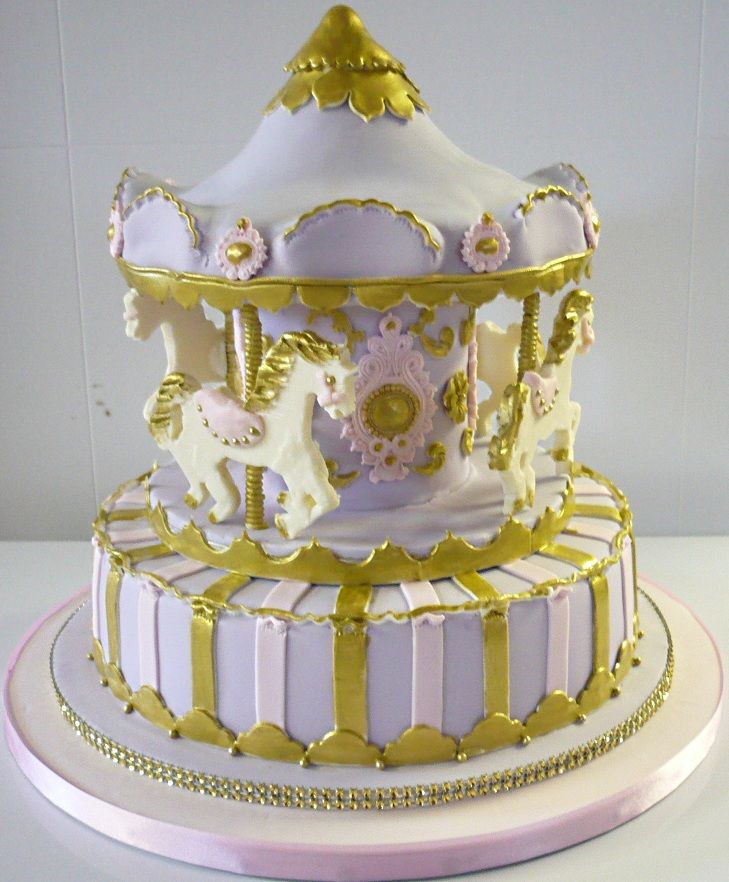 Carousel Birthday Cake