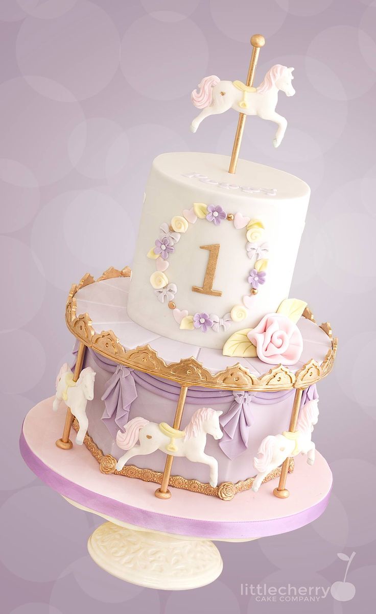 Carousel Birthday Cake