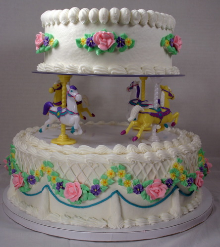 Carousel Themed Birthday Cake