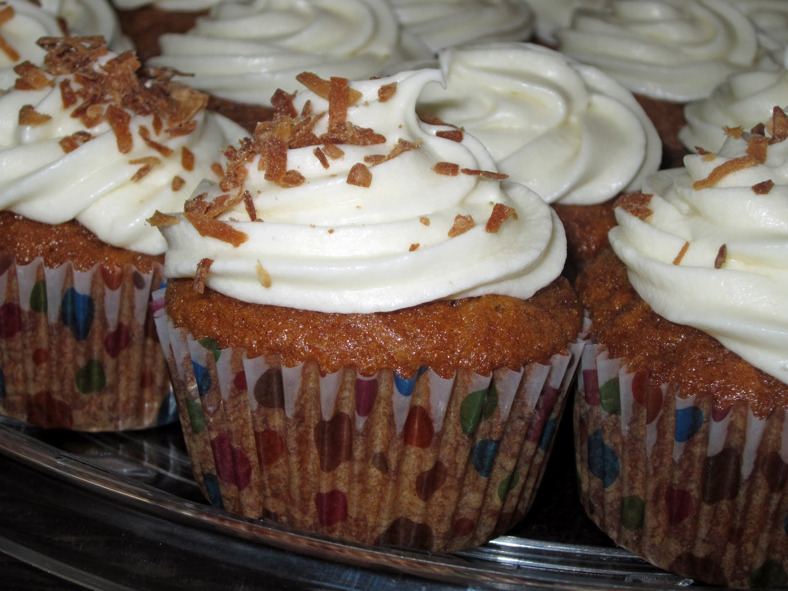 Carrot Cupcakes with Cream Cheese Filling