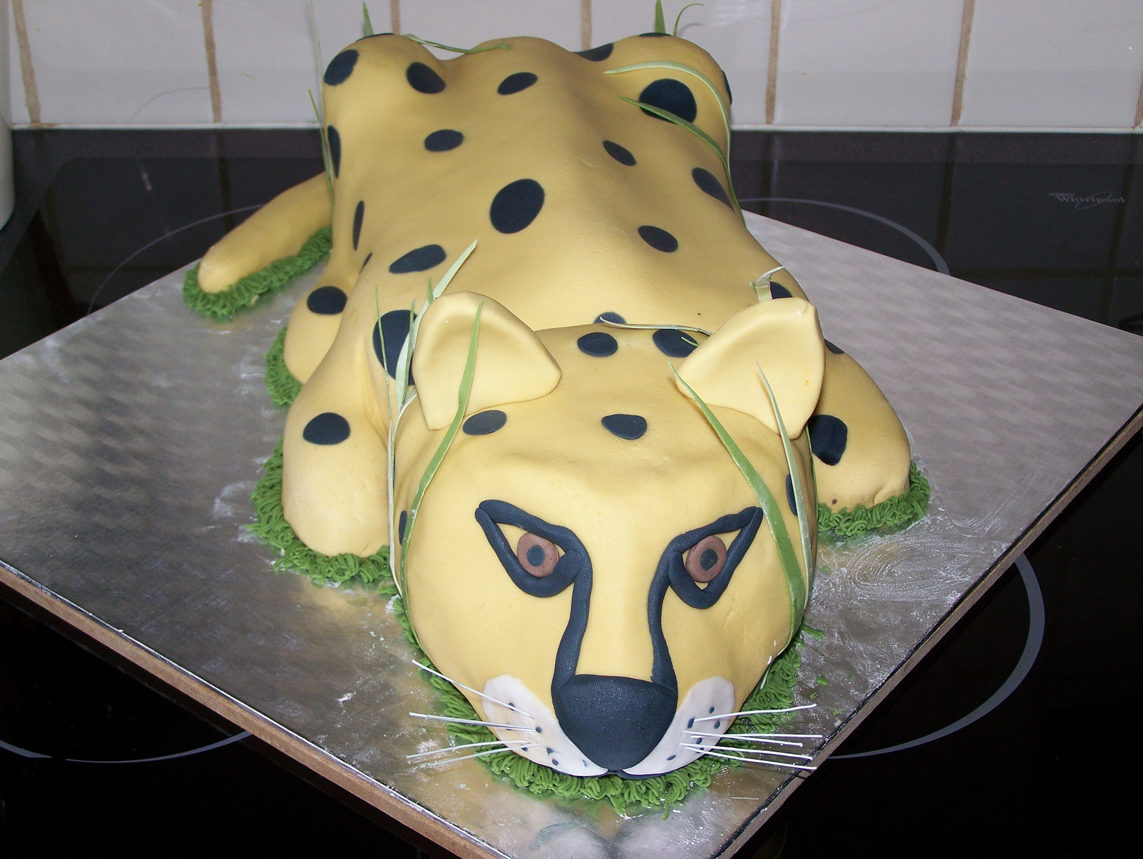 Cheetah Birthday Cake