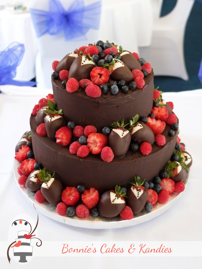 Chocolate Cake with Fresh Fruit