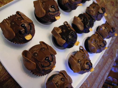 Chocolate Lab Cupcakes