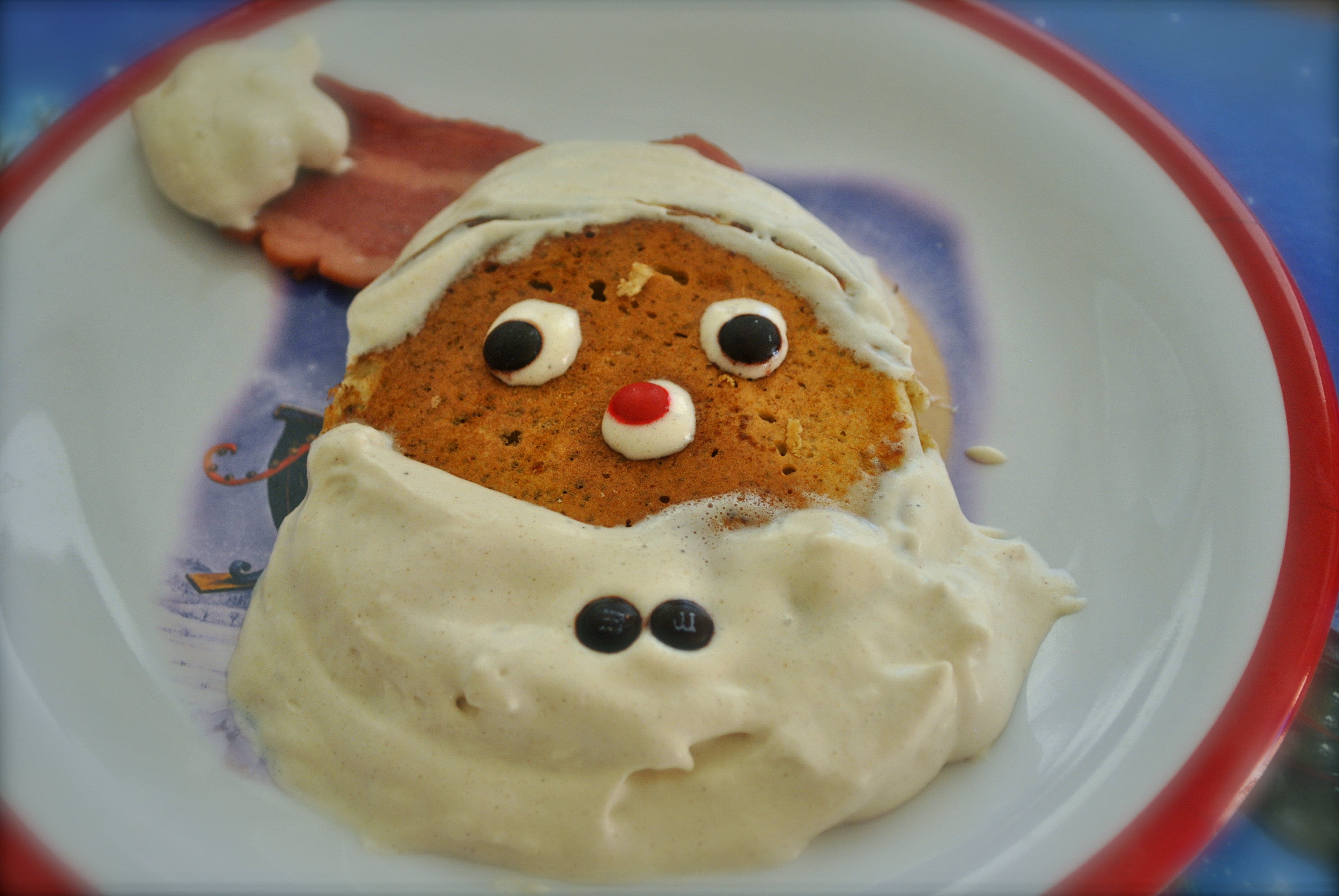 Christmas Santa Pancakes