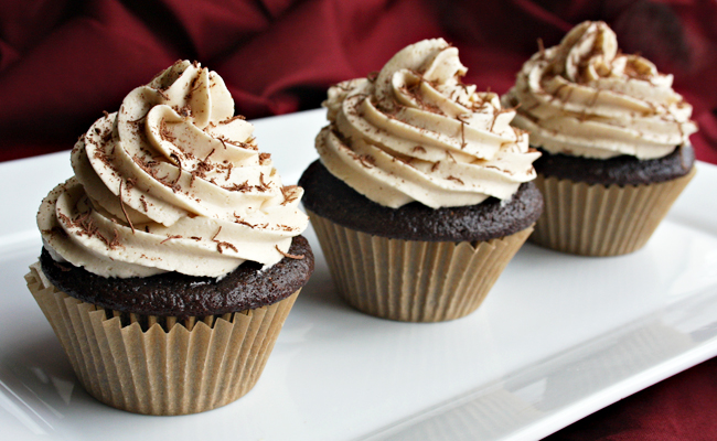 Coffee Cupcakes with Mocha Frosting Recipe