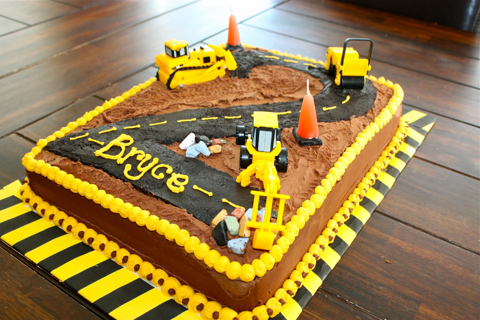 Construction Birthday Cake Idea