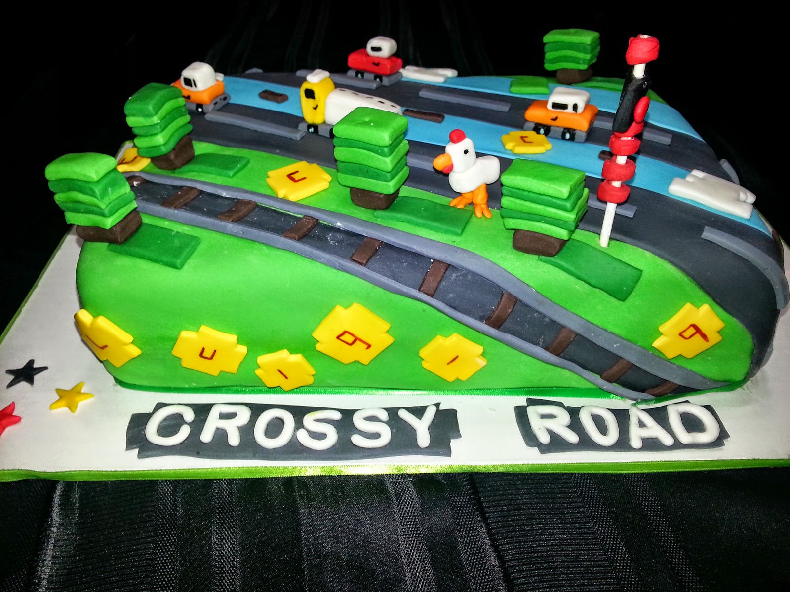 Cross Y Road Cake