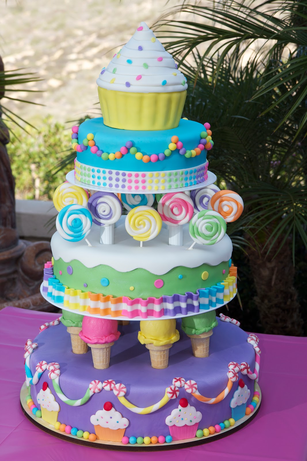 10 Photos of Cute Candy Birthday Cakes