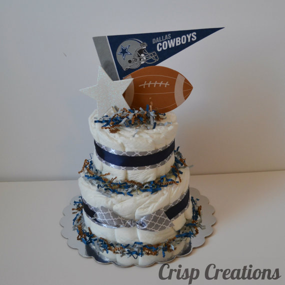 Dallas Cowboy Diaper Cake Ideas