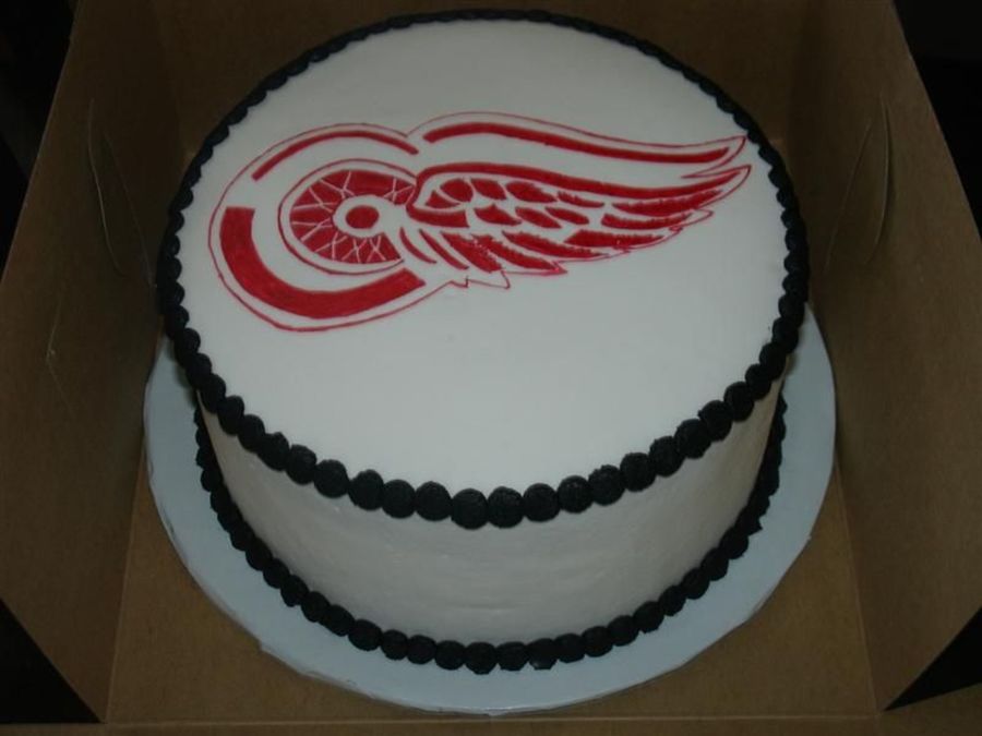 Detroit Red Wing Happy Birthday Cakes