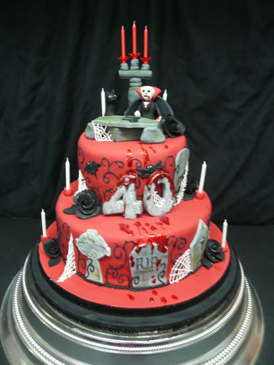 Dracula Birthday Cake