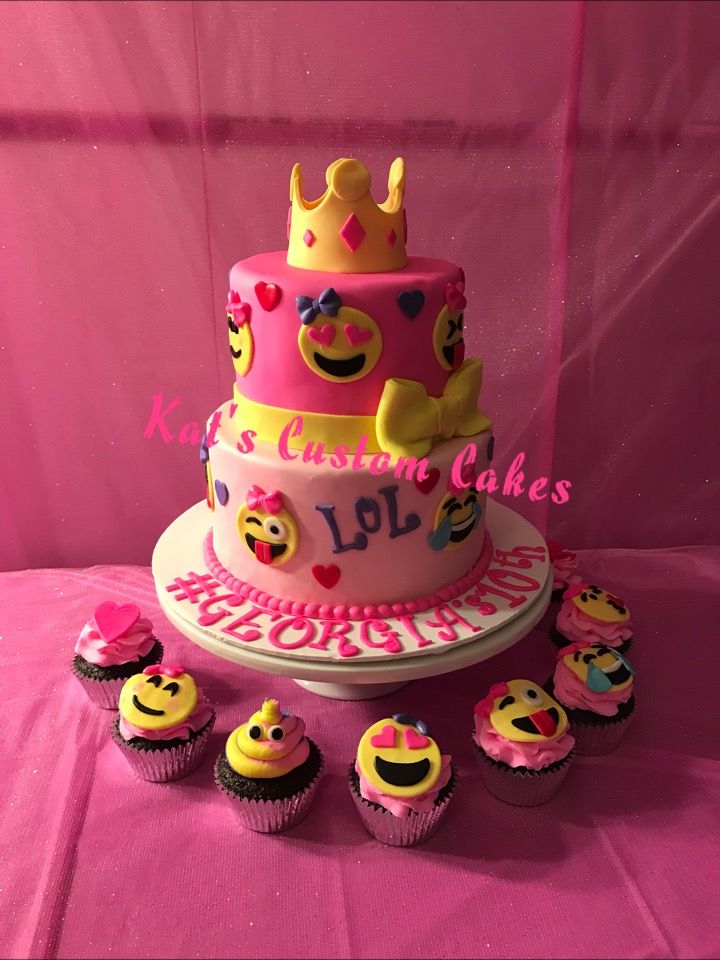 Emoji Birthday Cake Ideas