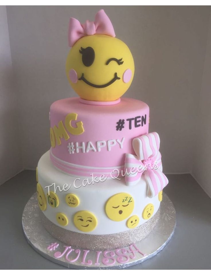 Emoji Birthday Cake