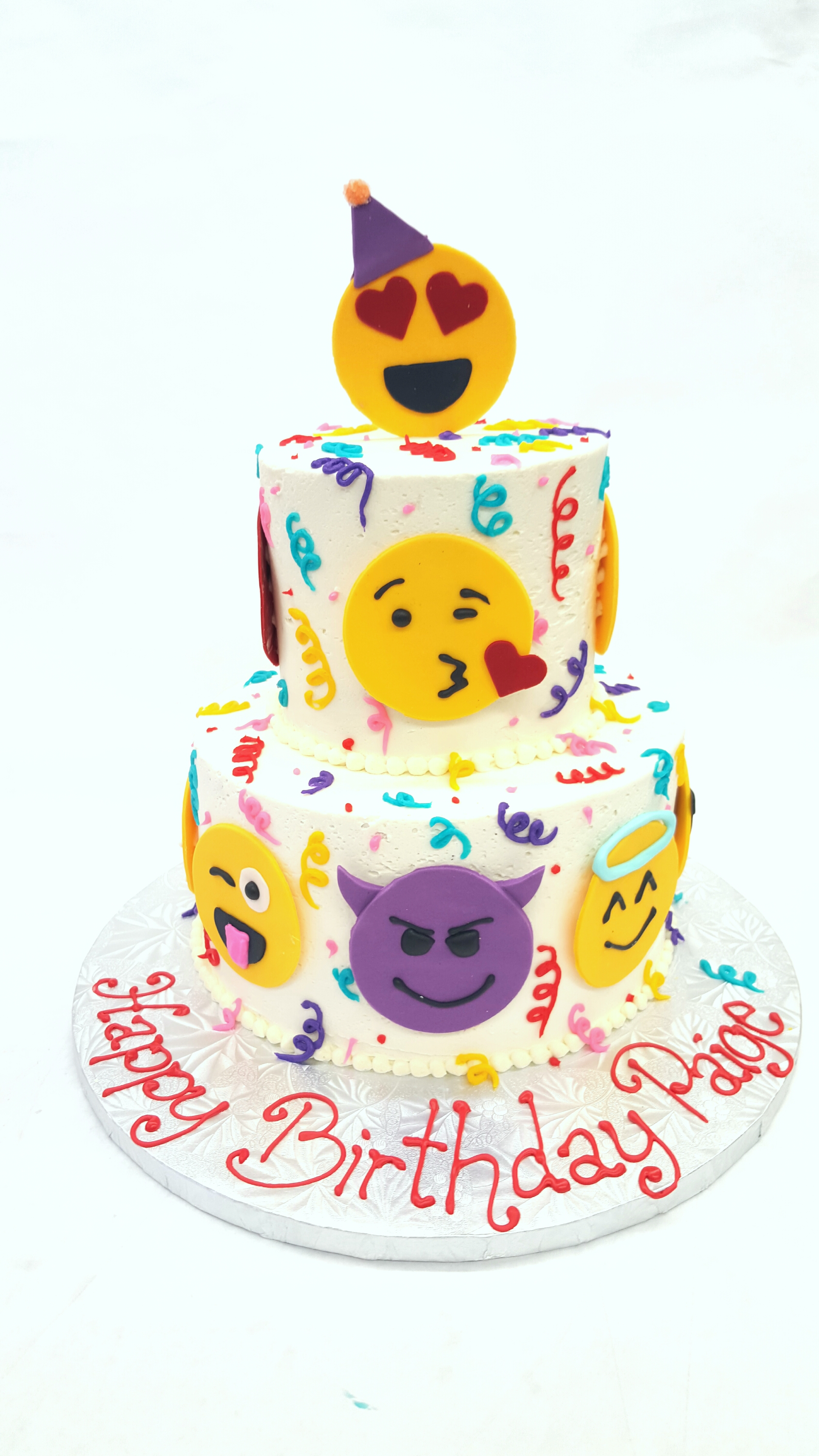 Emoji Birthday Cake