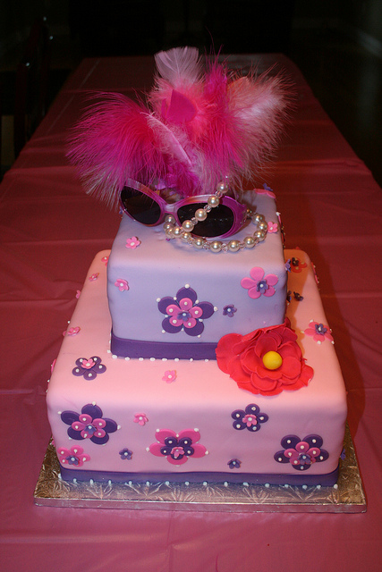 Fancy Nancy Birthday Cake