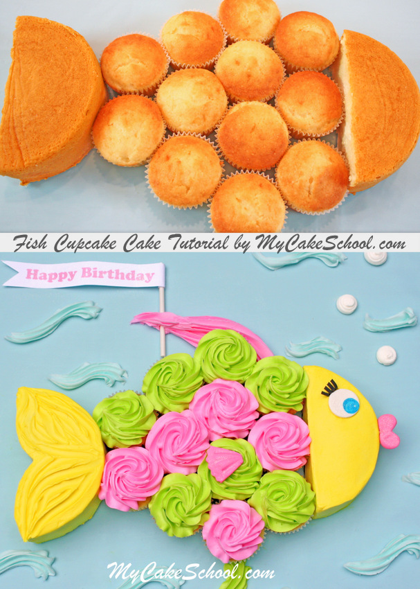 Fish Pull Apart Cupcake Cakes Ideas