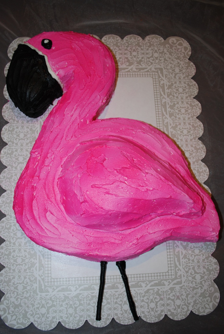 Flamingo Birthday Cake